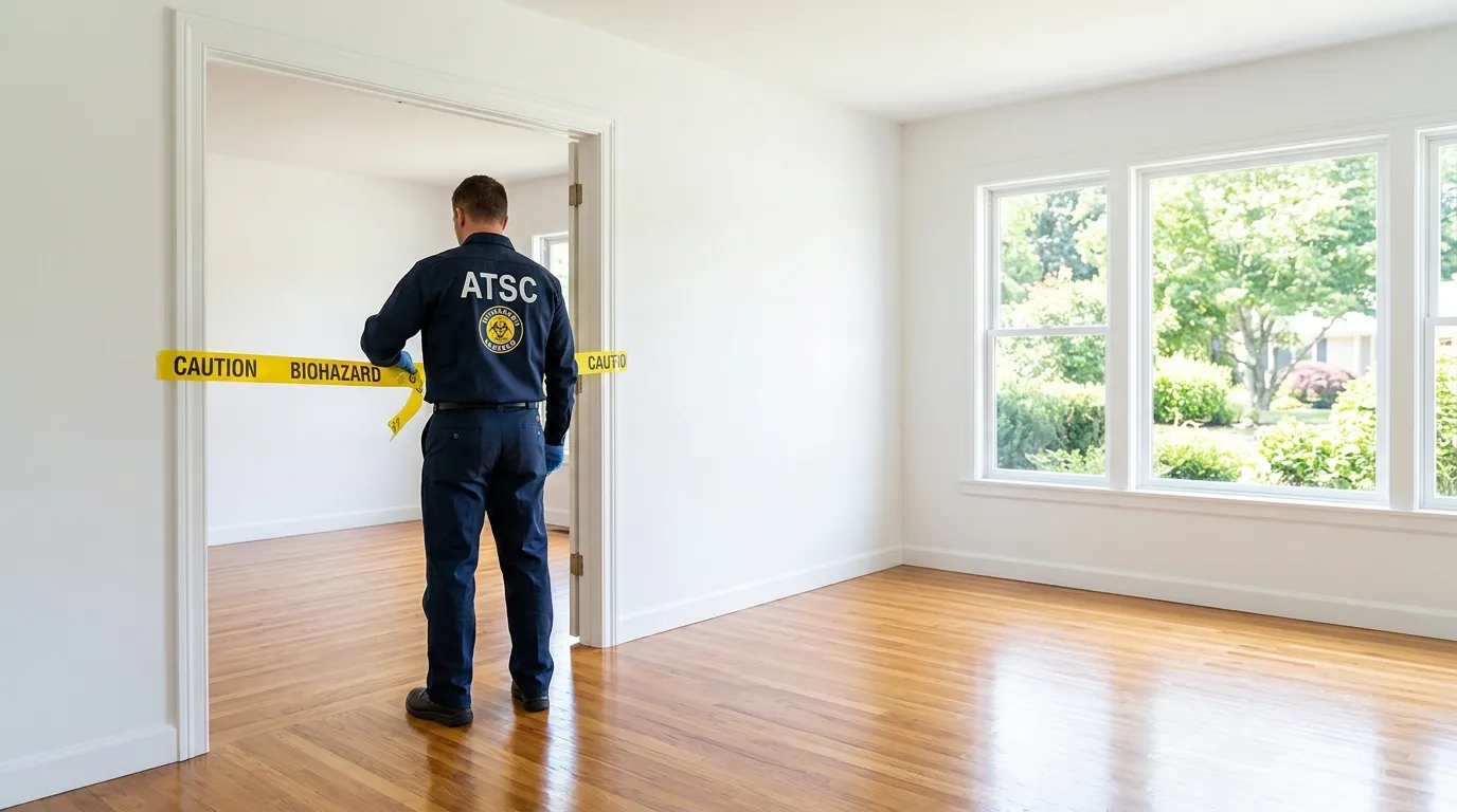 Certified biohazard cleanup crew performing Decomposition Cleanup in South Beach
